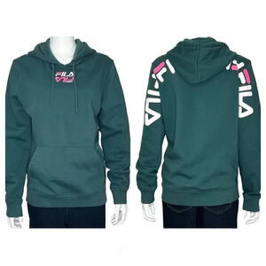 Fila Green Hoodie Sweatshirt